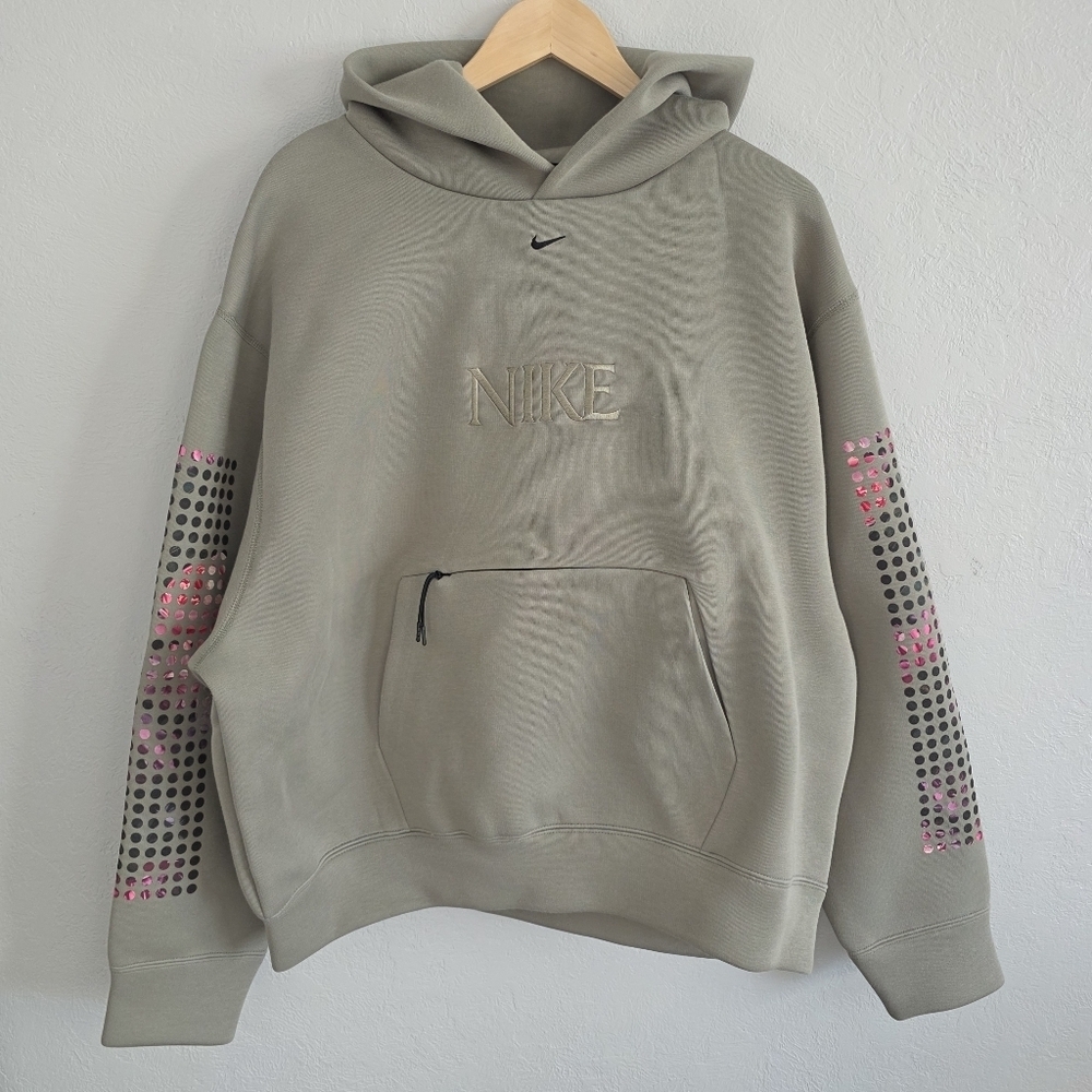 Nike Mens Tech Fleece Hoodie Oversized Fit Sweatshirt HJ0683-320 Size Small NEW - Picture 1 of 11
